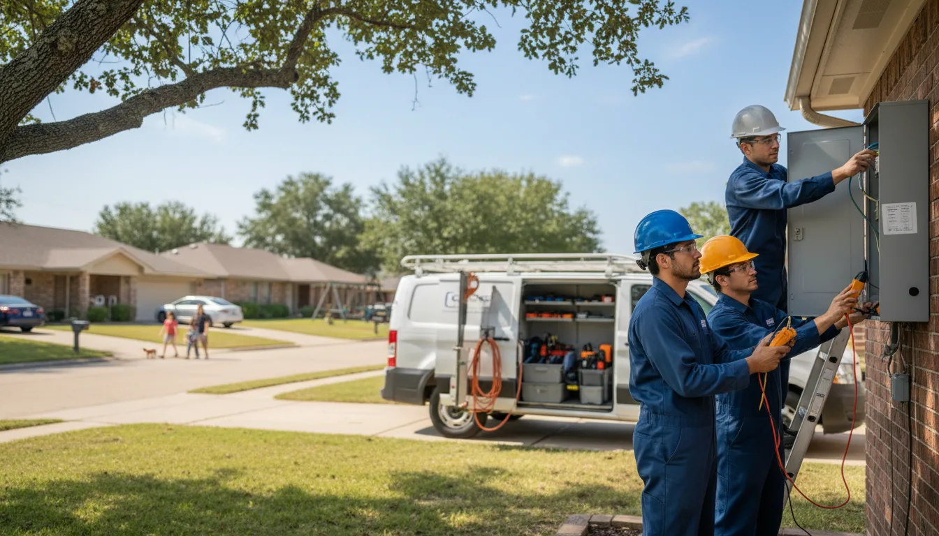 Certified electrician providing emergency electrical services in Royal, IA